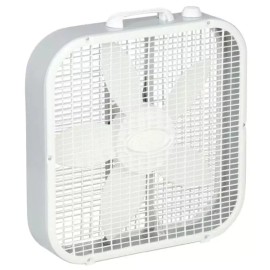 Lasko 20 In" Box Fan Portable 3 Speed Floor Cooling Electric Quiet Room Air Flow
