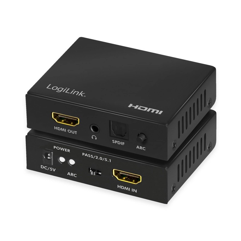 LogiLink HD0055 - HDMI Audio Extractor, 2CH/5.1CH, 4K/60Hz