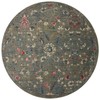 Loloi Giada Lagoon/Multi 3'-2" x 3'-2" Round Accent Rug