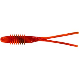 Big Bite Baits 4.25'' Kamikaze SWIMON Split Tail/Green Pumpkin FLAMETHROWER (7 Pack)