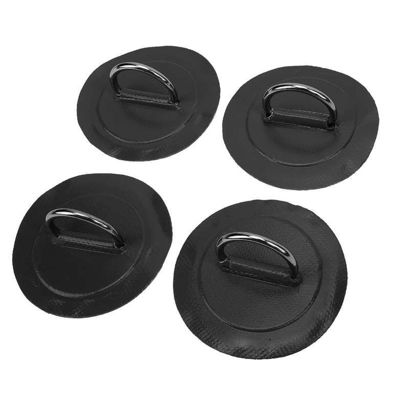 4 Pcs Inflatable Boat DRing Pad Patch PVC Durable Marine