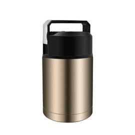 Zalaxt 35oz Soup Thermos, Stainless Steel Thermos for Hot Food, Wide Mouth Food Thermos Jar, Insulated Lunch Container Leak Proof Vacuum Thermal Flask(gold)