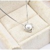 Stayoung Perla Collar Mujer Plata de Ley 925 con para