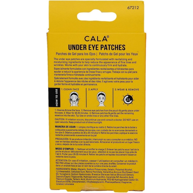 Cala Parches debajo de los ojos: retinol y vitamina C