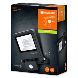 LEDVANCE LED Floodlight, Light for Outdoor Use, Warm White, 125.0 mm x 101.0 mm x 29.0 mm, ENDURA FLOOD, 30W