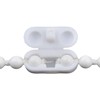 GANPUB 30Pcs White Ball Chain Connectors for Hunter Douglas Blinds