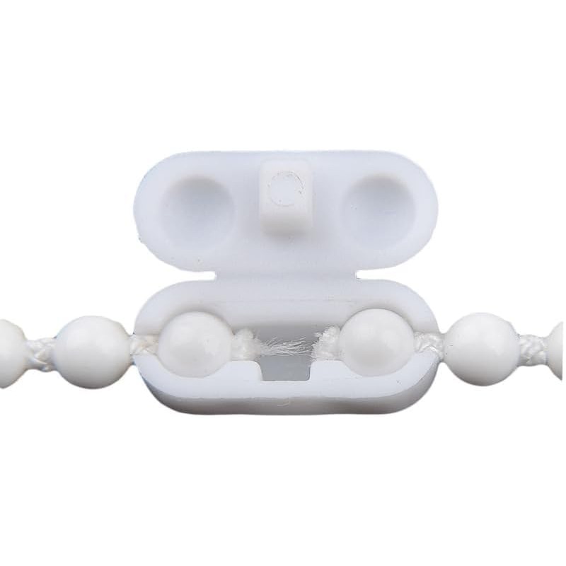 GANPUB 30Pcs White Ball Chain Connectors for Hunter Douglas Blinds