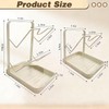 2 Tier Pot Lid Holder Rack for Kitchen Storage, Multifunctional