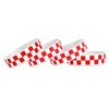 600 Pcs Red Checkered Paper Wristbands Checks Wrist Bands for