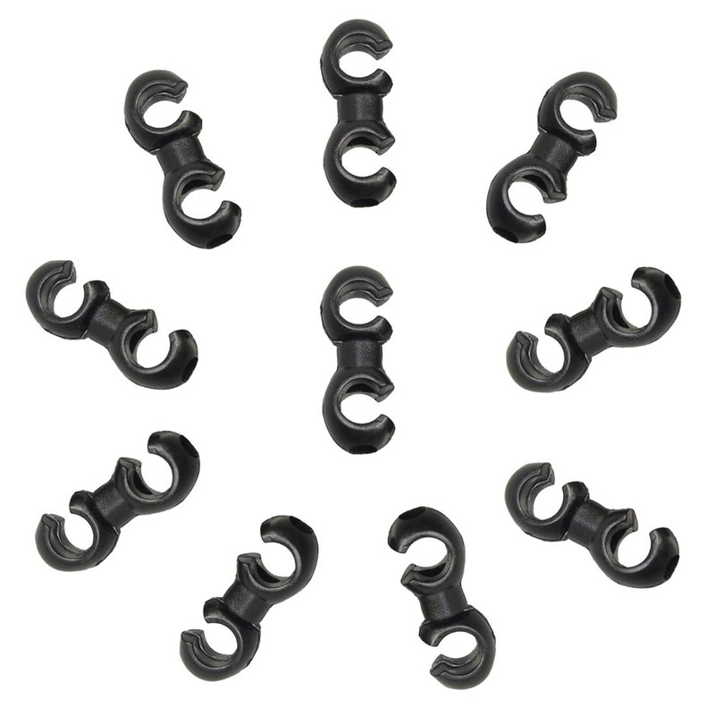 SeonFook 10pcs Bike Brake Cable Hook Clip S Shape Wire
