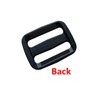 D DrNeeko 20 Pcs Black Plastic Tri-Glide Slides Button Adjustable