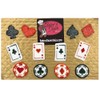Poker Casino Toppers- 12 pcs Icing Cupcake Topper Decoration Handmade