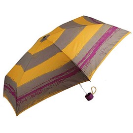 Esprit Petito Flashstripe Yellow 50616 Yellow Striped Umbrella Pocket Umbrella, Colourful, Pocket umbrella