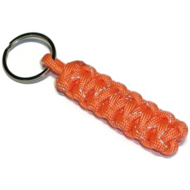 RedVex Cobra Paracord Style Key Chain - Choose your color (Qty - 1) (Reflective Tracers - Orange)