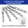 Tondiamo 10pcs 1/4" Drill Bits Drywall Cutting Bit Hss Twist