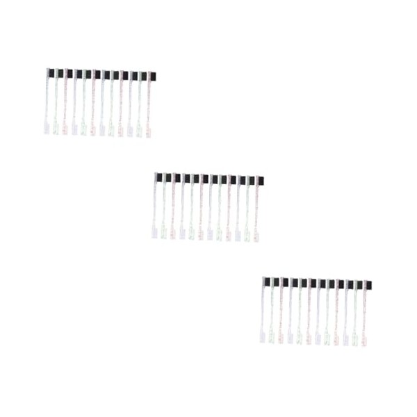 36pcs Dual-ended Eyebrow Brush Comb Precision Makeup Tool for Shaping