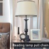 UYUYong 2Pcs Bathroom Light Pull Cord Black 5.8cm Pull Cord