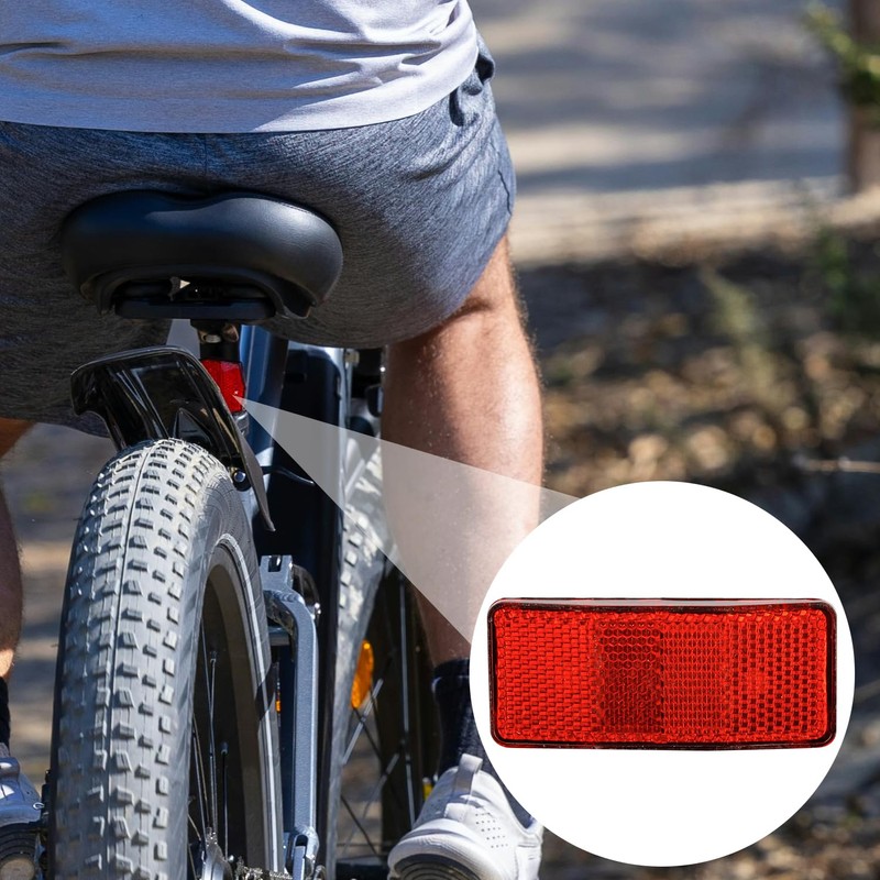 Luckious Mountain Bike Rear Rack Reflector Light – Easy-to-Install Bicycle