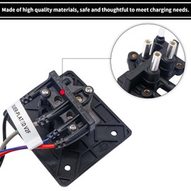 Panglong EZGO RXV 48V Charger Receptacle, Golf Cart Delta-Q Charger with Wires for Golf Cart Electric 2008-up Replace OEM #602529