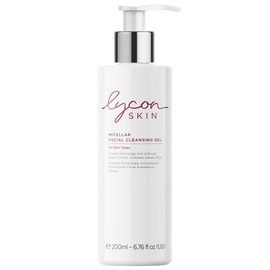 Lycon Micellar Facial Cleansing Gel, Foaming Cleanser for All Skin Types, Anti-Pollution Micellar Water Cleanser - 200ml