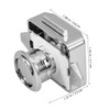Mikinona Rv Push Button Cabinet Lock Keyless Door Catch for