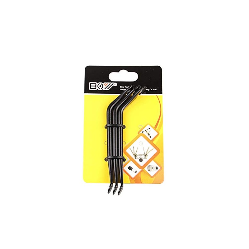 3Pcs Bike Tire Levers, High Strength Carbon Steel Bike Spoon