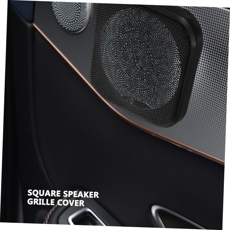 Mobestech 5pcs Car Speaker Grill Cover Speaker Protector Mesh Grille