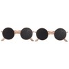 FOMIYES 2pcs Metal Hairpin Hair Clip Sunglasses Shape Barrette for