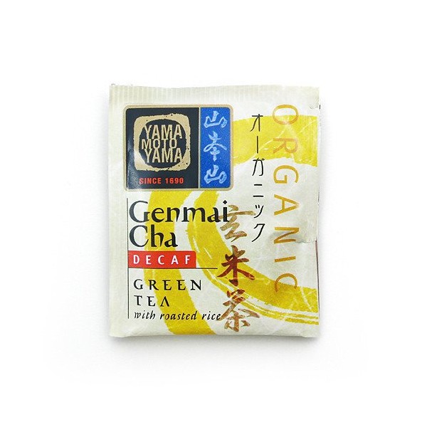 Yamamotoyama Decaffeinated Roasted Brown Rice Tea Genmai Cha, 2.19-Ounce Boxes (Pack of 6)