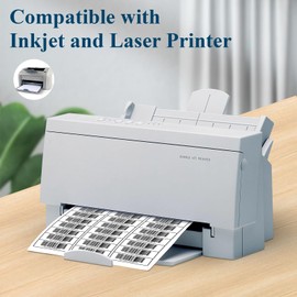 2" x 4" 10 Up Shipping Address Labels,White Sticker mailing Labels,Laser/Inkjet Compatible-10 Labels/Sheet-50 Sheets,500labels