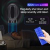 Snrigw Replacement Remote Control for Dyson TP05, TP4A, TP4B (Silver)