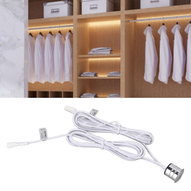 Blue LED Touch Switch Embedded Installation Heat Dissipation Touch Switch