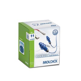 Moldex Gehörschutzstöpsel "Rocket Full Detect" SNR 27dB 50 Paar, 1 Stück, 6409