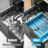 Teenyyou Zippered Flatware Storage Drawer Liner Silverware Storage Bag Tarnish