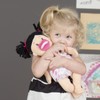 Manhattan Toy Baby Stella Black Hair Soft First Baby Doll,