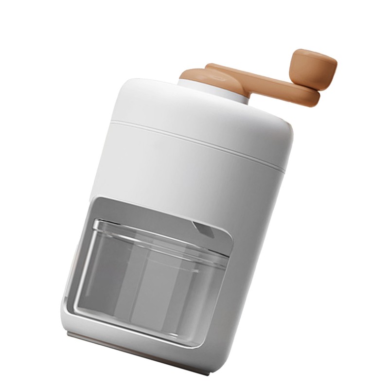 Portable Ice Crusher ABS Metal Manual Shaved Ice Maker Snow