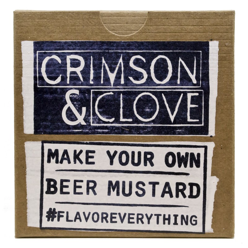 Make Your Own Beer Mustard Kit by Crimson and Clove