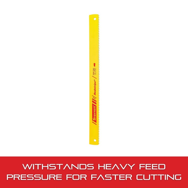 Starrett Redstripe Solid High Speed Steel Power Hacksaw Blade -