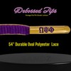 SANDZ Omega Psi Phi Fraternity- Sneaker Shoelace, Gold Boot Bootlace,