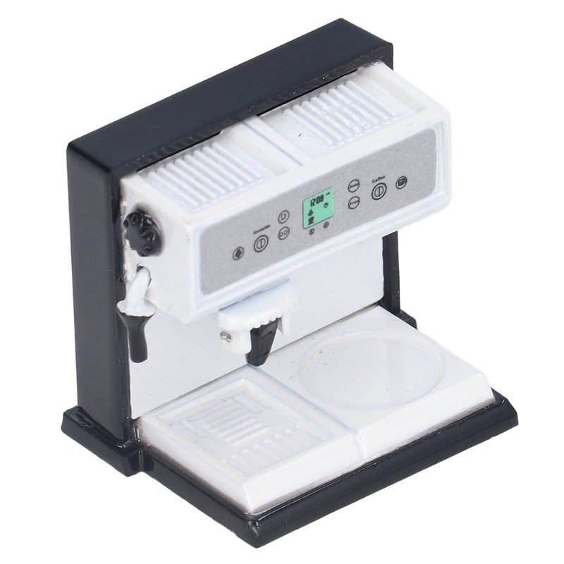 Coffee Maker Toys Alloy Simulation Furniture Mini Doll House Accessories