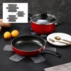15pcs Felt Pan Protectors for Stacking, 3 Sizes Anti-Slip Heat