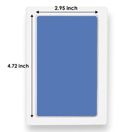 Large Clean Touch Ink Pad for Baby Handprints and Footprints – Inkless Infant Hand & Foot Stamp – Safe for Babies, Doesn’t Touch Skin – Perfect Family Memory or Gift, Blue Print Kit by Tiny Gifts