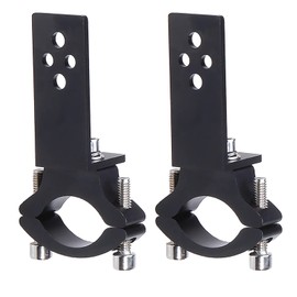 Biqing 2PCS Motorcycle Tube Clamp Mounting Bracket, Motorcycle Headlight Fog Light Spotlight Mounting Clamp Roll Bar Bumper Holder 22mm-36mm Adjustable Extension Pole Bracket