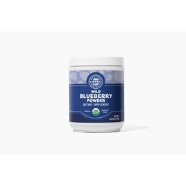 Vimergy Wild Blueberry Powder – Protects Brain Health* - Supports Cardiovascular Function* – Organic, Vegan & Gluten-Free – Regular Size 250g