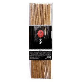 Made in Japan, Dishwasher Safe Wakasa Lacquer Chopsticks Natural Wood Chopsticks Set of 5 Pairs 22.5cm (Natural)