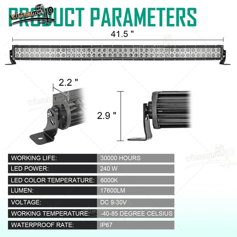 WSAYS Fit 15+ Jeep Renegade BU Trailhawk Roof Rail 42"
