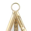 Jewelry Storage Rack Pyramid Shape 3 Layers Decorative Display Stand