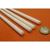 Natural Nylon Extruded Round Rod .375" (3/8") x 5 Ft