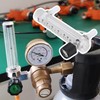 CNBTR Oxygen Air Gas Flowmeter Acrylic (LZQ-4 0.5-5LPM) with Control