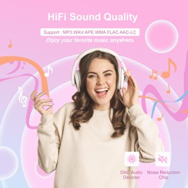 64GB MP3 Player with Bluetooth5.3, 2.4-Inch HD Full Touch Screen, Portable Digital Music Player with Speaker, FM Radio Recorder Supports Shuffle Single Loop, Mini Hi-Fi Sound Music Player